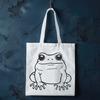 Toad Illustration in Simple Vector Format A simple line drawing of a toad in vector format.