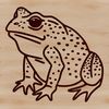 Realistic Toad Illustration SVG illustration of a toad in a realistic style.