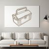 Handyman Essentials Toolbox Vector Illustration Vector illustration of a toolbox with various tools and equipment, suitable for DIY projects and crafts.
