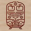 Intricate Train Vector Graphic An SVG train icon featuring intricate details and lines.