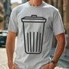 Beautiful SVG Waste Container Design A simple vector illustration of a trash can with a lid and handle, suitable for digital use in various formats.