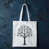 Realistic Tree Vector Graphics An SVG graphic representation of a single tree with realistic details.