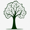 Tree Illustration Vector Art Free Download A stylized tree illustration designed as vector art, suitable for various digital applications.