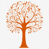 A scalable graphic representation of a tree with clean lines and precise details.