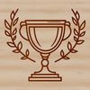 Trophy Icon for Sport Designs A detailed, scalable trophy icon for sport-related designs.