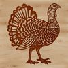 Vector graphic representation of a farm animal, commonly associated with the Christmas season.