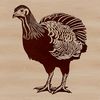 Vector Turkey Design A vector design featuring a turkey, suitable for various uses such as clip art or commercial designs.