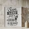 Beautiful Vacation Inspirations Illustrative vacation quotes in vector format.