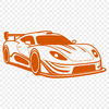 A high-performance racing vehicle with sleek design and vibrant colors, available in vector format as an SVG file.