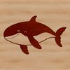 Free SVG Whale Graphics A realistic illustration of a whale in vector format, suitable for commercial or personal use.