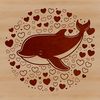 Free Whale SVG Design for Cutting Machines A digital illustration of a whale in a vector format, suitable for cutting machines and commercial use.