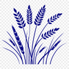 Free Wheat Graphic for Vector Art Illustrated wheat graphic for vector art and cutting machine designs.
