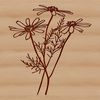 Beautiful Wild Flower Clipart A digital illustration of a wildflower in bloom, suitable for various design applications.