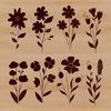 Beautiful Floral SVG Image A detailed illustration of a wild flower in bloom, featuring petals and center.