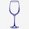 Beautiful Red Wine Icon A glass filled with red wine, suitable for vector art and design projects.