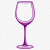 Free Wine Glass Outline Art An outline drawing of a wine glass filled with liquid, suitable for vector art designs.