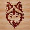 Beautiful Vector Wolf Graphic A high-quality graphic representation of a wild animal, ideal for use in various digital design formats, including SVG files.