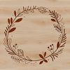 Free Vector Wreath Design Download A digital floral wreath design made with vector graphics for crafting and DIY projects.