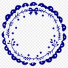 Delicate Floral Wreath Design A floral wreath design made from intricately layered vector shapes.
