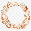 Free SVG Wreath Template for Cricut Machines A floral SVG design featuring a decorative wreath made up of intricate elements.