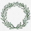 Beautiful Digital Wreath Design A digital floral wreath design made with vector graphics and suitable for various cutting machines.