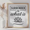 Yoga Motivation Quote SVG Design A quote about yoga in bold vector typography, suitable for digital art projects.