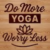 Inspirational Yoga Sayings A collection of inspirational quotes on a yoga background.