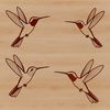 Free Vector Hummingbird Clipart An ornithological vector design featuring a small bird known as a hummingbird.