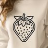 Strawberry Clip Art Vector A high-quality digital illustration of a strawberry, ideal for vector design and graphic projects.