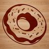 Donut clip art in vector format, ideal for digital design projects.