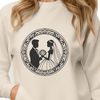 Free Wedding SVG Clip Art Design Vector wedding illustration with a bride and groom.