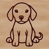 Weimaraner Vector Illustration A medium-sized dog breed, the Weimaraner, is depicted in this vector illustration.
