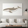 Free SVG Whale Cut File for Cricut and More A detailed vector illustration of a whale.