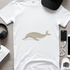 Beautiful Whale Svg for Digital Projects An SVG silhouette of a whale for cutting machines or digital design projects.