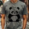 Cute Panda Vector Design Vector graphic design of a panda for crafting or digital use