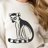 Lemur Vector Graphic Art A high-quality vector illustration of a lemur, suitable for various design applications.