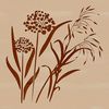 Wildflower Clipart in Bloom A stylized illustration of a wildflower in bloom, featuring delicate petals and center details.