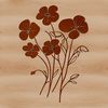 A realistic illustration of a wild flower with intricate details, suitable for vector designs and digital art.