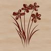Free Vector Wild Flower Graphic A simple yet detailed drawing of a single wild flower, created as a scalable graphic for printing and cutting applications.