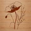 Blooming Beauty Vector Image A vibrant illustration of a wildflower in full bloom, suitable for digital designs and crafts.