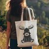 Wild North American Icon SVG A large wild animal native to North America with antlers.