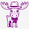 Free Vector Art of a Majestic Moose A realistic illustration of a moose, a wild animal native to North America.
