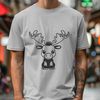 Free Moose Clip Art Image Download An illustration of a large North American wild animal with antlers, depicted in vector format.