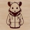 A cartoon-style illustration of a possum in a casual outfit.