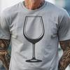 Simple Wine Design Vector Graphic A simple vector illustration of a glass filled with red wine.
