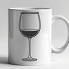 Free Wine Glass Clip Art SVG File An editable vector graphic of a wine glass filled with liquid.