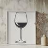 Beautiful Red Wine Graphic A simple illustration of a glass filled with red wine, suitable for vector design and commercial use.