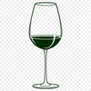 Wine Glass Filled with Rich Red Liquid A wine glass filled with red liquid on a table or countertop.