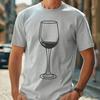 Red Wine Illustration SVG A stylized illustration of a glass filled with red wine, suitable for graphic design and craft projects.