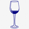 Wine Bottle on a Table SVG Vector An SVG vector design of a wine bottle on a table, depicting a drink being poured into a glass.